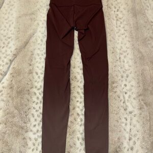 Ombré Maroon lulu Leggings